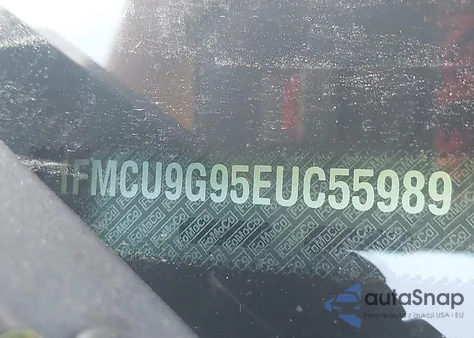 2014 Ford Escape Se z USA, uszkodzony, nr VIN 1FMCU9G95EUC55989